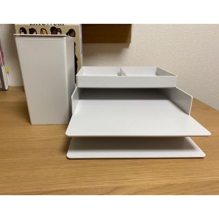 ムジルシリョウヒン(MUJI (無印良品))の無印良品　デスクトップ収納セット(日用品/生活雑貨)