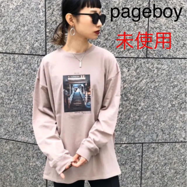 PAGEBOY(ページボーイ)の【未使用】pageboy アンティークフォトロンTEE レディースのトップス(Tシャツ(長袖/七分))の商品写真