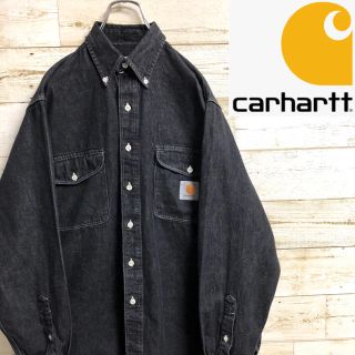 カーハート(carhartt)のじょうまる様専用＊カーハート＊長袖ブラックデニムシャツ＊Mサイズ＊(シャツ)