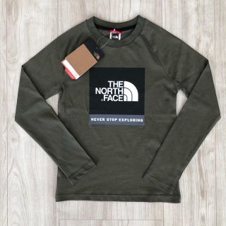 ザノースフェイス(THE NORTH FACE)の【海外限定】TNF ザ  ノースフェイス  ボックスロゴ　ロンT 160cm(ジャケット/上着)