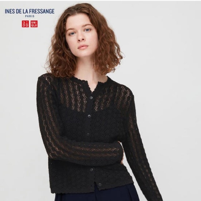 UNIQLO(ユニクロ)のユニクロ イネス　ポインテールカーディガン L レディースのトップス(カーディガン)の商品写真