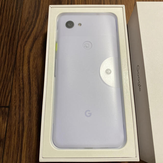 ANDROID(アンドロイド)のPixel3a　Purple-ish　64GB　SIMフリー版 スマホ/家電/カメラのスマートフォン/携帯電話(スマートフォン本体)の商品写真