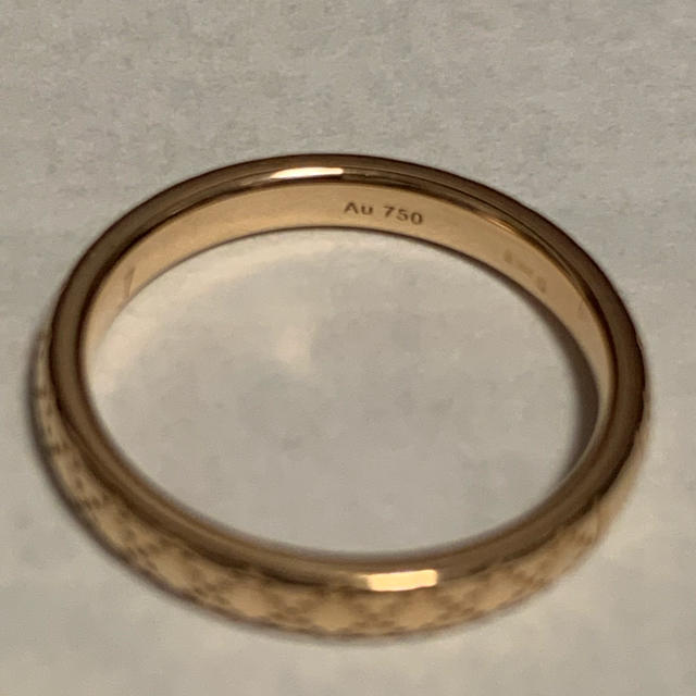 Gucci(グッチ)のもふもふ様専用　グッチ　未使用　リング　指輪　ゴールド　750 6号 レディースのアクセサリー(リング(指輪))の商品写真