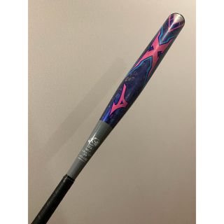 ミズノ(MIZUNO)のミズノプロ　Ｘ ソフトボール3号　ゴム　トップミドル　美品(バット)