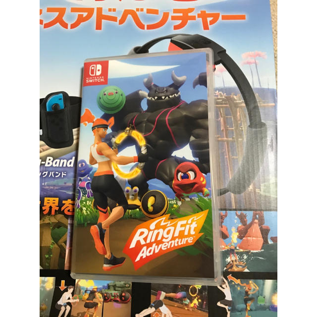 Nintendo Switch(ニンテンドースイッチ)のリングフィットアドベンチャー　 エンタメ/ホビーのゲームソフト/ゲーム機本体(家庭用ゲームソフト)の商品写真