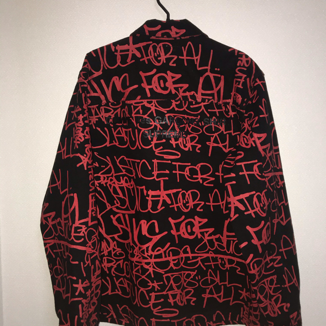 COMME des GARCONS(コムデギャルソン)の18AW supreme comme des garcons チョアコート 赤M メンズのジャケット/アウター(カバーオール)の商品写真