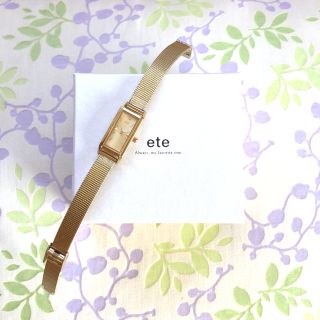 エテ(ete)のete   ㉝　腕時計・稼動品✨(腕時計)