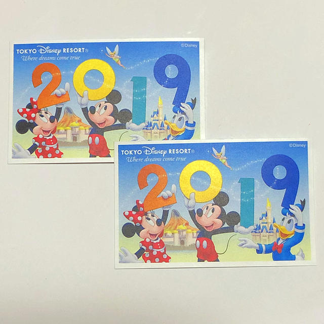 Disney(ディズニー)の東京ディズニーリゾート　ペアパスポート チケットの施設利用券(遊園地/テーマパーク)の商品写真