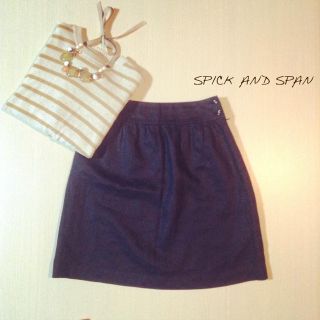 スピックアンドスパン(Spick & Span)のSPICK AND SPAN スカート(ひざ丈スカート)