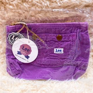 リー(Lee)のLee コーデュロイ　ポーチ　purple(ポーチ)