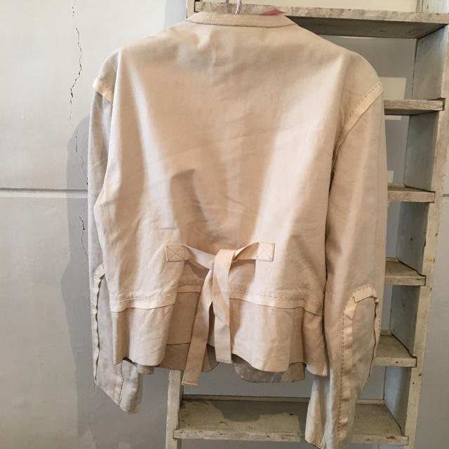 Chloe(クロエ)のChloé ribbon ram leather jacket. レディースのジャケット/アウター(ノーカラージャケット)の商品写真