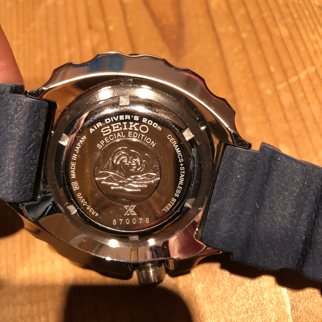 SEIKO セイコー　プロスペック　ダイバー　200m ツナ缶　人気のブルー