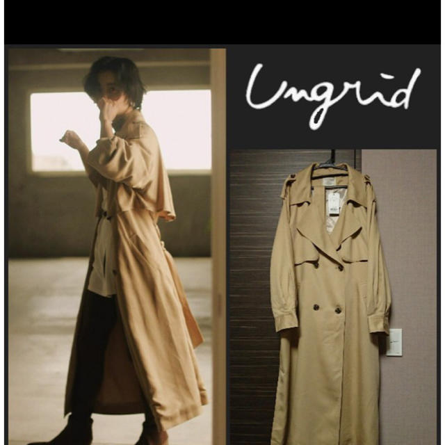 Ungrid(アングリッド)のUngridロングトレンチ レディースのジャケット/アウター(トレンチコート)の商品写真