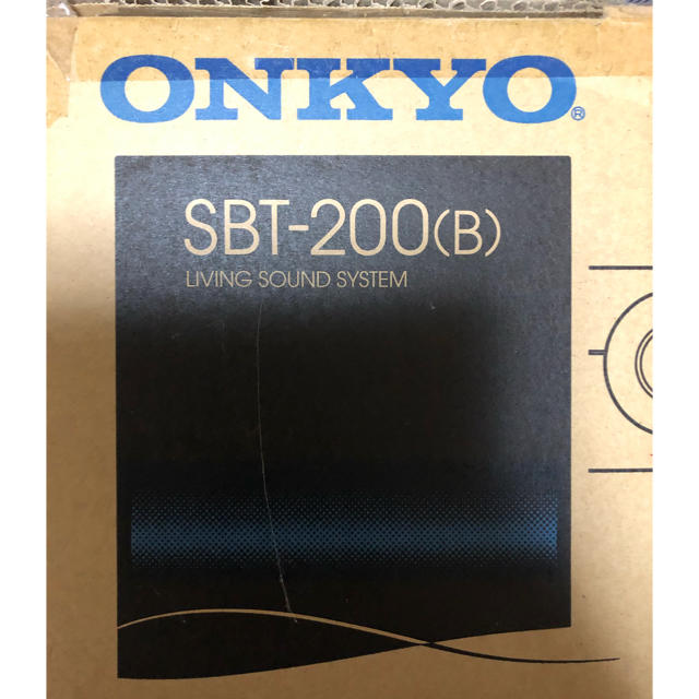 ONKYO(オンキヨー)の[しょうご様専用］リビングサウンドシステム SBT-200(ブラック) スマホ/家電/カメラのオーディオ機器(スピーカー)の商品写真