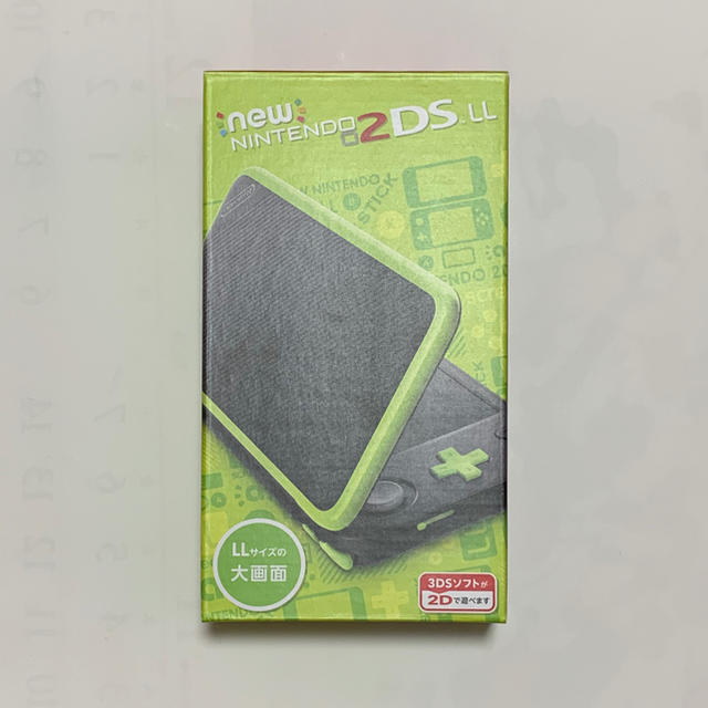 新品未使用！Newニンテンドー2DS LL ブラック×ライム3DS