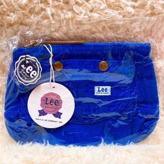 リー(Lee)のLee コーデュロイ　ポーチ　Blue(ポーチ)