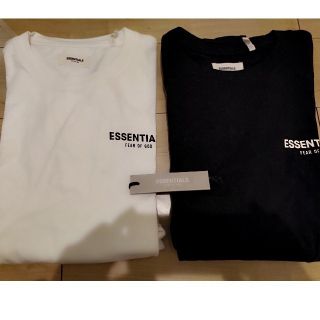 フィアオブゴッド(FEAR OF GOD)のessentials by fear of god ロンT Mサイズ(Tシャツ/カットソー(七分/長袖))