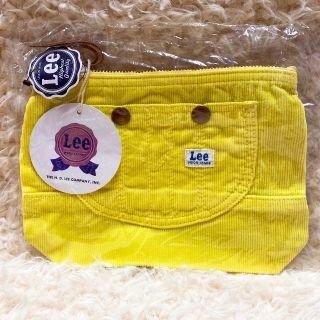 リー(Lee)のLee コーデュロイ　ポーチ　yellow(ポーチ)