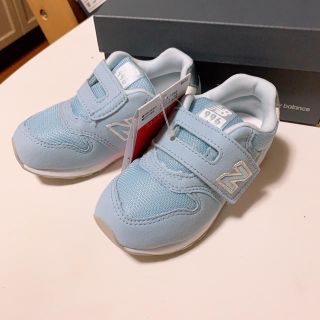 ニューバランス(New Balance)の新品 ニューバランス スニーカー 996 15.5 ペールブルー キッズ(スニーカー)