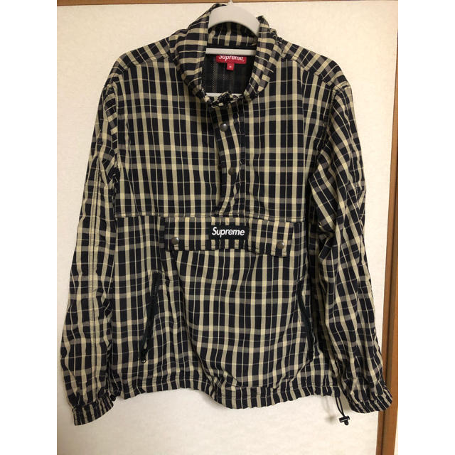 Nylon Plaid Pullover