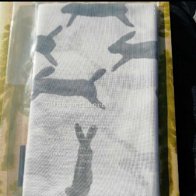 run run run ミナペルホネンハンドメイド 手拭 ハンカチ