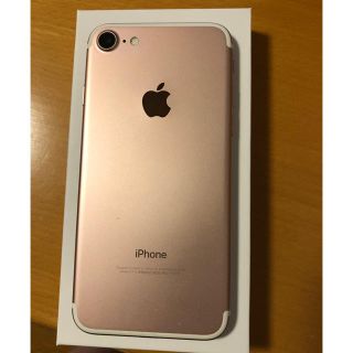 アップル(Apple)のiPhone 7  128GB simロック解除済み(スマートフォン本体)