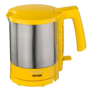 【新品・送料無料】電気ケトル　1.5L cloer イエロー(電気ケトル)