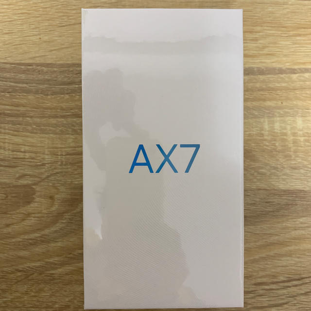 【新品未開封】 OPPO AX7 ゴールド SIMフリー 一括購入済 証明書有