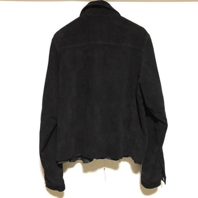bukht レザージャケット スエード ブラック ブフト メンズのジャケット/アウター(レザージャケット)の商品写真
