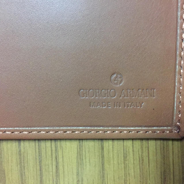 Giorgio Armani(ジョルジオアルマーニ)のGiorgio Armani 二つ折り 札入れ メンズのファッション小物(折り財布)の商品写真