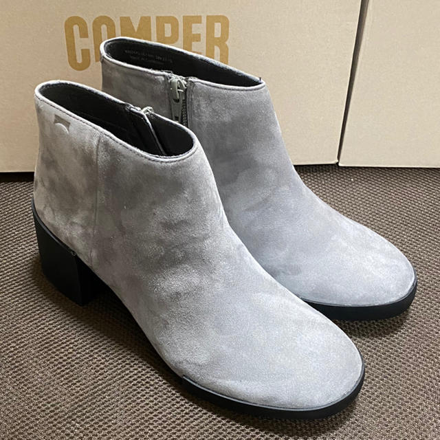 新品 Camper Lotta カンペール ショートブーツ グレー 【 開梱 設置