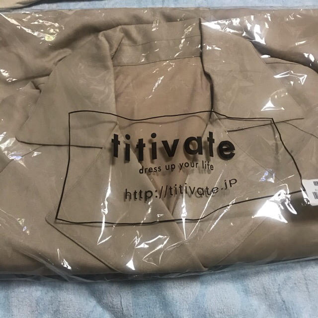titivate ティティベイト バックチュールオーバーサイズトレンチコート 3