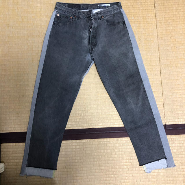 Levi's(リーバイス)の madebysunnysideup 再構築デニム リーバイス ヴェトモン 古着 メンズのパンツ(デニム/ジーンズ)の商品写真