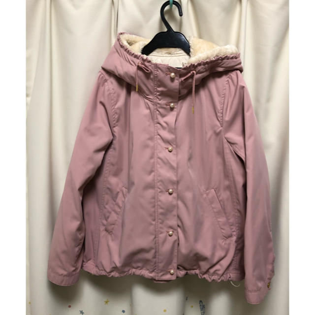 franche lippee(フランシュリッペ)のピンク　ジャンパー裏地付き　Mサイズ レディースのジャケット/アウター(ブルゾン)の商品写真