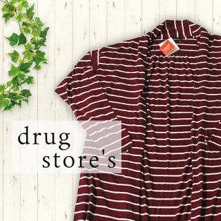 ドラッグストアーズ(drug store's)のdrug store's  レディース　薄手　羽織　上着　カーディガン　レッド(カーディガン)