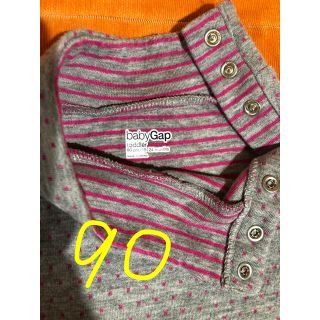 ベビーギャップ(babyGAP)の90  GAP Baby タートルネック　長袖Tシャツ　ギャップベビー(シャツ/カットソー)