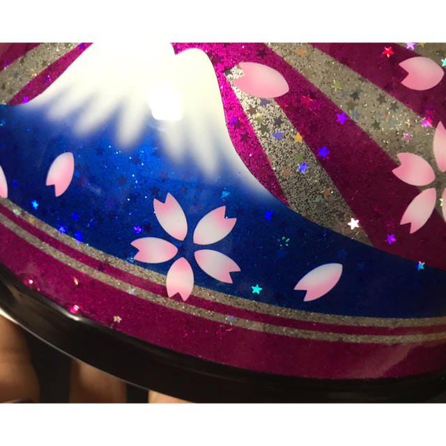 星型ラメ キャンディー 富士日章 コルク半 ヘルメット 桜の通販 星型ラメ キャンディー 富士日章 コルク半 ヘルメット 桜の通販