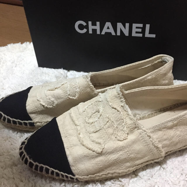 CHANEL(シャネル)のCHANEL エスパドリーユ 23.5センチ位 レディースの靴/シューズ(その他)の商品写真