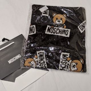 モスキーノ(MOSCHINO)の★☆MOSCHINO☆★　モスキーノ　マフラー　ブラック(マフラー/ショール)