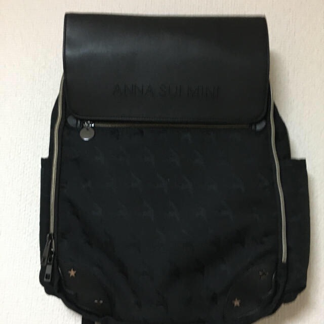ANNA SUI mini(アナスイミニ)のアナスイミニ リュック  黒　新品 レディースのバッグ(リュック/バックパック)の商品写真