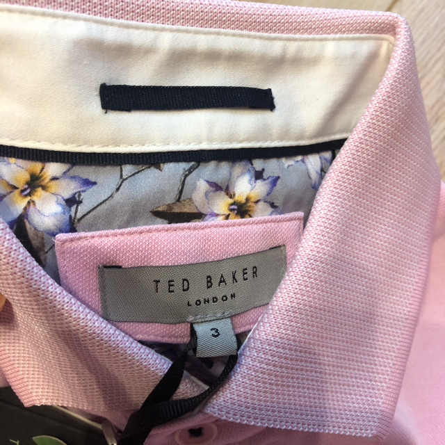 TED BAKER(テッドベイカー)のテッドベーカー ポロシャツ メンズ　Pink M メンズのトップス(シャツ)の商品写真
