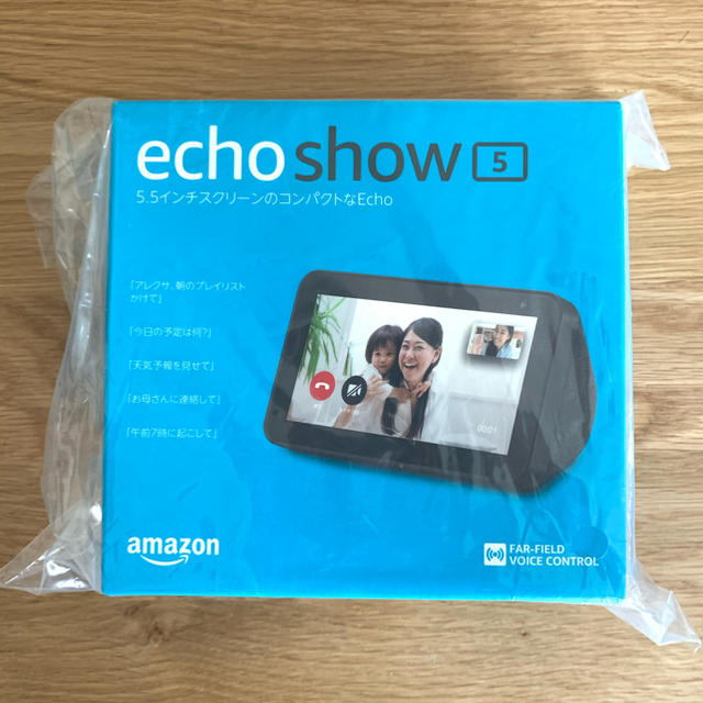 ECHO(エコー)の新品未使用　amazon echo show 5  ホワイト　エコーショー5 スマホ/家電/カメラのオーディオ機器(スピーカー)の商品写真