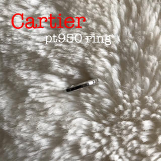 カルティエ(Cartier)のCartier ☺︎ カルティエ プラチナ リング pt950 サイズ48(リング(指輪))