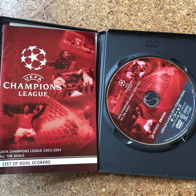 UEFAチャンピオンズリーグ2003／2004　ザ・ゴールズ DVD エンタメ/ホビーのDVD/ブルーレイ(スポーツ/フィットネス)の商品写真