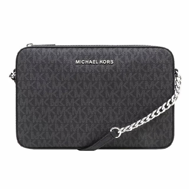 Michael Kors(マイケルコース)の【新品】マイケルコース　シグネチャー　ショルダーバッグ　ブラック レディースのバッグ(ショルダーバッグ)の商品写真