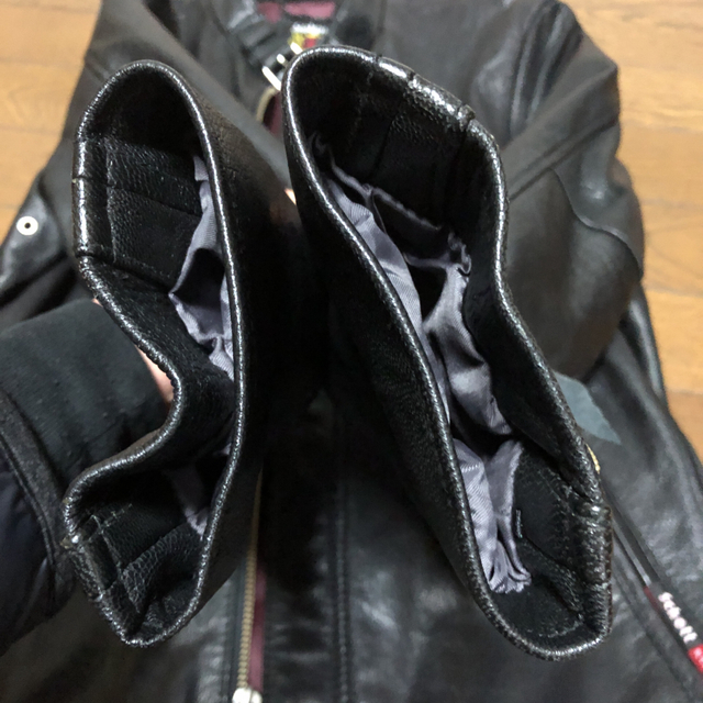 schott(ショット)の美品‼️schott  立襟シングルライダースS メンズのジャケット/アウター(ライダースジャケット)の商品写真