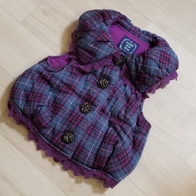 ANNA SUI mini(アナスイミニ)のANNA SUI mini 中綿ベスト キッズ/ベビー/マタニティのキッズ服女の子用(90cm~)(ジャケット/上着)の商品写真