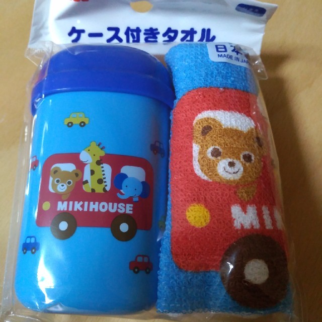 mikihouse(ミキハウス)の新品■ミキハウス　プッチー　おしぼり　ケース　タオル キッズ/ベビー/マタニティの授乳/お食事用品(その他)の商品写真