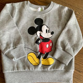 ディズニー(Disney)のミッキー トレーナー　95(Tシャツ/カットソー)