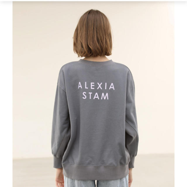 ALEXIA STAM バックロゴスウェットの通販 by ちょぴ# アリシアスタンならラクマ 【時間指定不可】